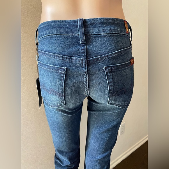 NWT 7 For All Mankind Jeans Kimmie Bootcut Dark blue sz 26 - Picture 4 of 12